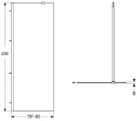 Paravan de duș Geberit Geo Walk-In 560.119.00.2 imaginea #2 — magazin online Desire.md