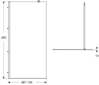 Душевая перегородка Geberit Geo Walk-In 560.139.00.2 фото №2 — интернет-магазин Desire.md
