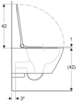 Унитаз Geberit Smyle Square 500.685.01.1 фото №5 — интернет-магазин Desire.md