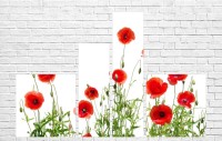Pictură ArtDesign Poppies 135х89cm (C-10131)
