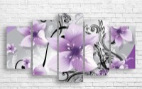 Pictură ArtDesign Purple Lilies 150x80cm (C-10320)