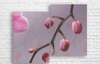 Pictură ArtDesign Purple orchid bud 101x80cm (С-10291)