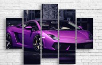 Pictură ArtDesign Purple Speed 125x87cm (MT-10037)