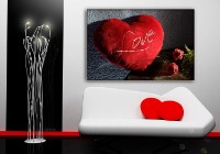 Pictură ArtDesign Red heart 48x72cm (PD-10005)