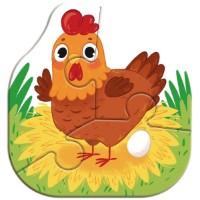 Puzzle Dodo Farm Animals 4in1 13pcs (4823115912466)