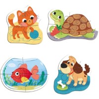 Puzzle Dodo Pets 4in1 13pcs (4823115912480) imaginea #3 — magazin online Desire.md
