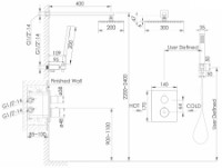 Set pentru duș Imprese Grafiky ZMK0424070482 imaginea #2 — magazin online Desire.md