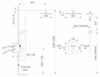 Душевой набор Imprese Grafiky ZMK1724150481 фото №2 — интернет-магазин Desire.md