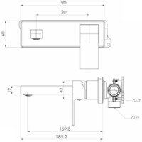 Baterie lavoar Imprese Karlov f03507610AC imaginea #2 — magazin online Desire.md