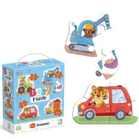 Puzzle Dodo Transport 4in1 13pcs (4823115912459) imaginea #2 — magazin online Desire.md