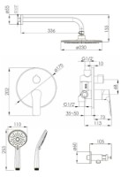 Set pentru duș Imprese Kucera t03003410SRС imaginea #2 — magazin online Desire.md