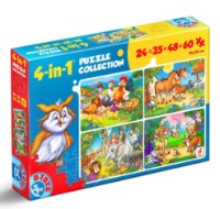 Пазл D-Toys Animals 4in1 (60518) фото №2 — интернет-магазин Desire.md