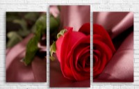 Pictură ArtDesign Red rose 120х80cm (C-10010)