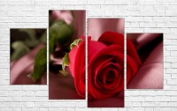 Pictură ArtDesign Red rose 160х106cm (C-10051)