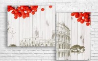 Pictură ArtDesign Red rowan 121x80cm (R-10154)