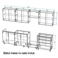 Bucătărie Smartex K4 300 White/Graphite (30164) imaginea #3 — magazin online Desire.md