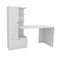 Masa de birou Trendy Domingos White 149.5x120x61.5cm GTR006596 imaginea #3 — magazin online Desire.md