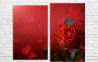 Pictură ArtDesign Rose 94х77cm (C-10016)