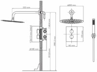 Душевой набор VOLLE Sistema R (1585.090115) фото №2 — интернет-магазин Desire.md