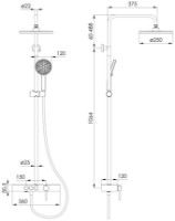 Душевой набор VOLLE Sistema V (1593.090115) фото №2 — интернет-магазин Desire.md