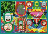 Puzzle Trefl Безумный Мир Rick и Morty 4x250 (13338) imaginea #3 — magazin online Desire.md