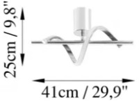 Люстра Trendy 13517 41x16x25cm GTR002416 фото №2 — интернет-магазин Desire.md