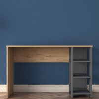 Masa de birou Trendy HA108 2585 Walnut/Anthracit 120x73.8x50cm GTR001112 imaginea #2 — magazin online Desire.md