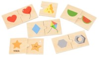 Puzzle Viga Shapes&Objects Set 24pcs (6971608447792) imaginea #4 — magazin online Desire.md