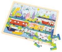 Пазл Viga Transport 48pcs (6971608445828) фото №2 — интернет-магазин Desire.md