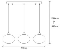 Люстра Trendy Afumat 052 97x120x97cm GTR002646 фото №2 — интернет-магазин Desire.md