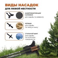 Bețe de trekking Team Jaunty 6-3JNS Black imaginea #4 — magazin online Desire.md