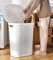 Coș de rufe 4Life Binzy White imaginea #2 — magazin online Desire.md