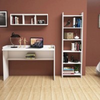 Письменный стол Trendy Hera White 118x58x80cm GTR000983 фото №3 — интернет-магазин Desire.md