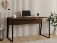 Masa de birou Trendy Kemer Walnut/Black 140x74x70cm GTR005738