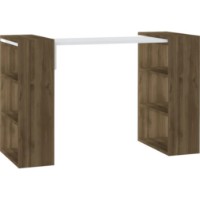 Masa de birou Trendy La indemana Walnut/White 124x43.6x75cm GTR001096 imaginea #3 — magazin online Desire.md