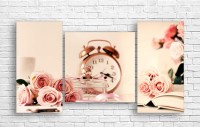 Картина ArtDesign Roses and watches 116x65cm (R-10067)