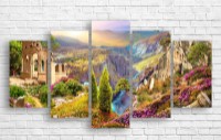 Pictură ArtDesign Ruins in the mountains 150x80cm (R-10305)