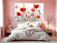 Pictură ArtDesign Scarlet poppies 109x65cm (C-10403)