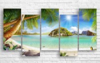 Pictură ArtDesign Sea Beach 150x77cm (F-10176)