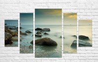 Картина ArtDesign Sea stones 150х90cm (F-10046)