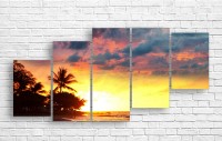 Pictură ArtDesign Sea sunset 150x71cm (F-10162)