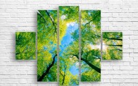 Pictură ArtDesign Sky in the forest 134х101cm (F-10178)