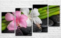 Картина ArtDesign Spa stones and flowers 160х95cm (C-10084)
