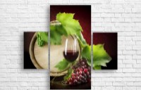 Pictură ArtDesign Sparkling wine 115x103cm (E-10049)