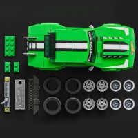 Set de construcție Hot Wheels Custom '68 Camaro 1:32 (194735304837) imaginea #5 — magazin online Desire.md