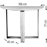 Masa de birou Trendy Middle White 106x77x45cm GTR005687 imaginea #4 — magazin online Desire.md
