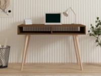 Masa de birou Trendy Novo Walnut 120x75x60cm GTR005733