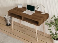 Masa de birou Trendy Novo Walnut 120x75x60cm GTR005733 imaginea #3 — magazin online Desire.md