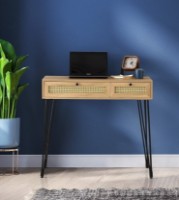 Masa de birou Trendy Sahra Oak/Black 105x79x55cm GTR001060