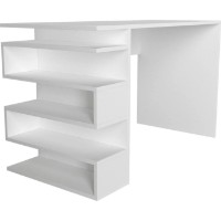 Masa de birou Trendy Snake White 120x75x60cm GTR005723 imaginea #5 — magazin online Desire.md